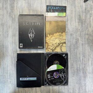 The Elder Scrolls V Skyrim Collectors Edition Xbox 360 Complete w Map Manual CIB